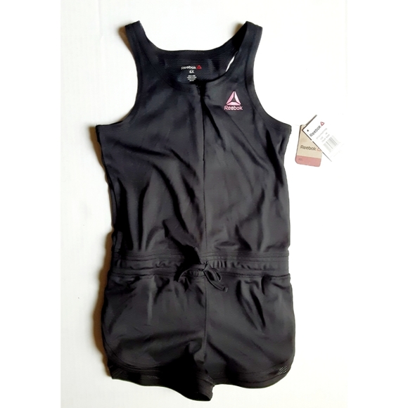 Reebok Girls Racerback Drawstring Active Jumpsuit - Picture 9 of 16